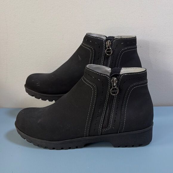JSport Black Jenna Ankle Boots W9 - Picture 2 of 6